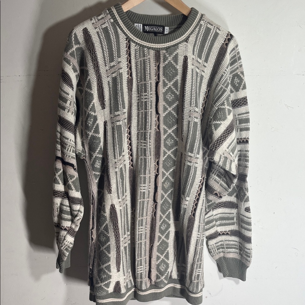 Megalos Vintage USA Cotton Sweater Sz LT